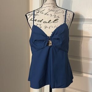 Banana Republic Navy Camisole with Bow Detail